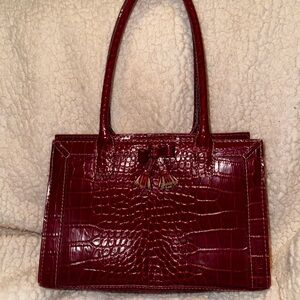 Vintage Liz Claiborne Crocodile Print Bag